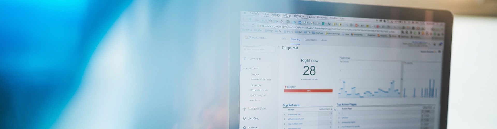 Google Analytics Live View